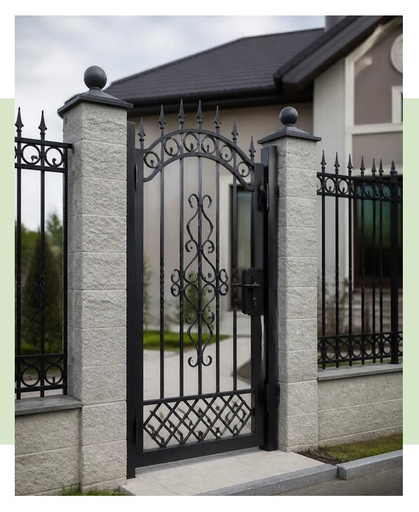 Кованая калитка под ключ в Коломне по цене от 86182 р. | ЗаборЭксеперт-Клм